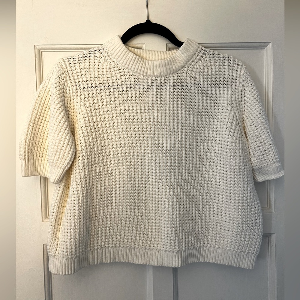 French Connection Cream Knit Sweater